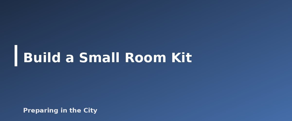 Build a Small Room Kit - illustration for Shelter in Place: What It Means and How to Do It