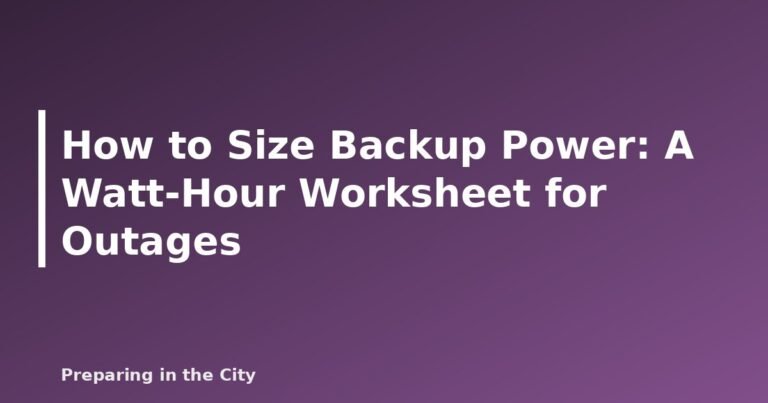 sizing backup power with a watt-hour worksheet - featured image for How to Size Backup Power: A Watt-Hour Worksheet for Outages