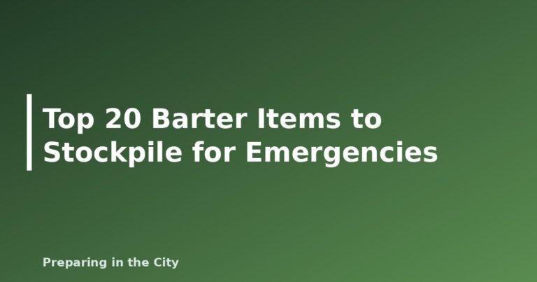 Top 20 Barter Items to Stockpile for Emergencies - featured image