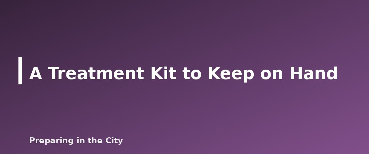 A Treatment Kit to Keep on Hand - illustration for Water Purification Tablets vs Bleach vs Boiling: A Comparison