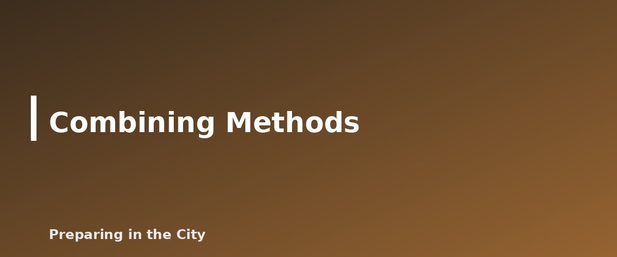 Combining Methods - illustration for Water Purification Tablets vs Bleach vs Boiling: A Comparison