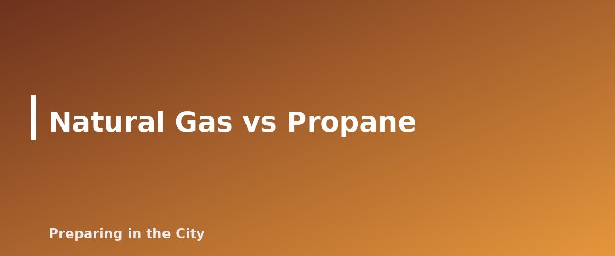 Natural Gas vs Propane - section banner for What to Do If You Smell Gas in Your Apartment