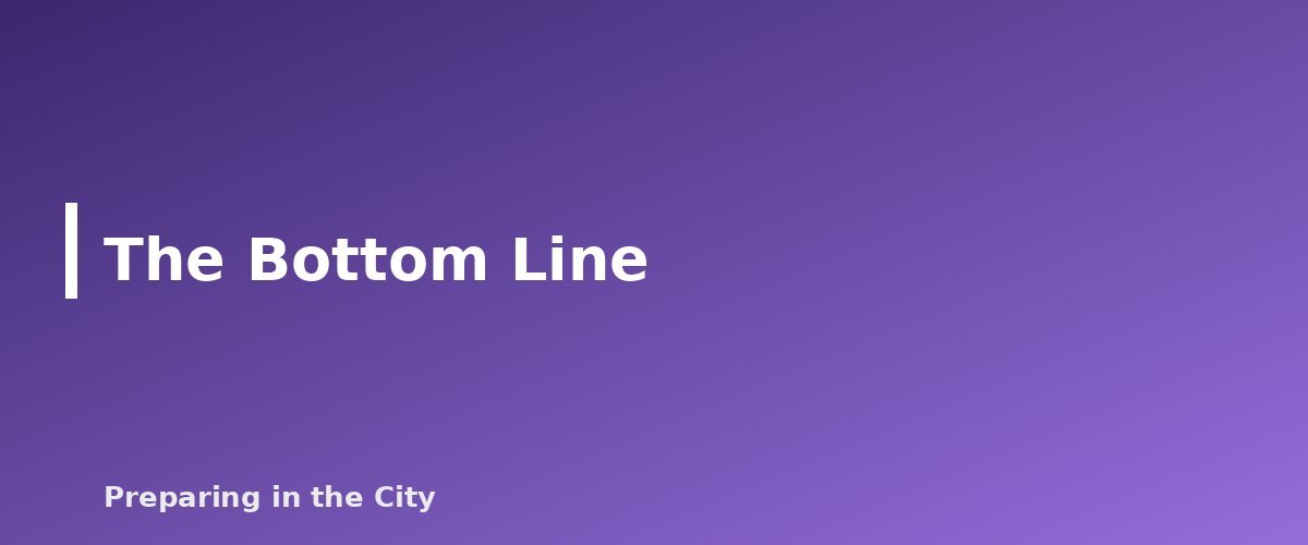 The Bottom Line - section banner for Wildfire Smoke in an Apartment